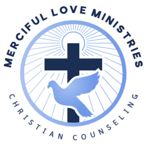 Dove and cross logo